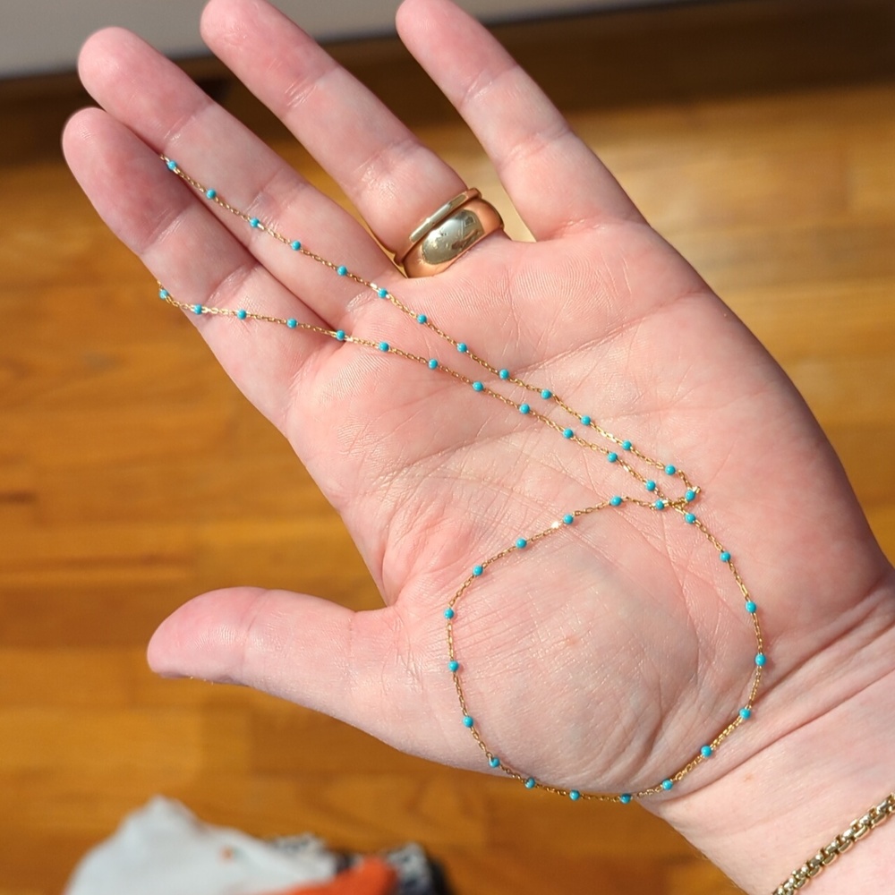 14K solid gold chain